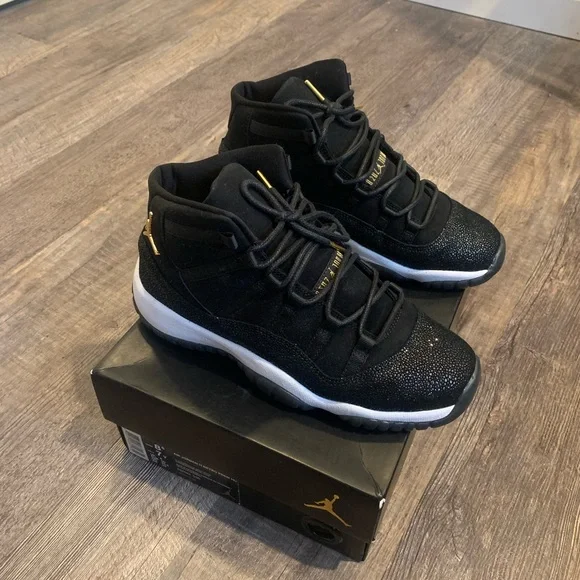 Air Jordan 11 Retro “Heiress Black Stingray” Men size 8.5 Jordan | Shoes | Air Jordan 1 Retro Premium Heiress Black  main image 4